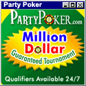 Online Poker at Party Poker:
 · Over 40,000 players online
 · World Series of Poker host
 · Guaranteed Million $$ Tournaments
 · Free cash on signup